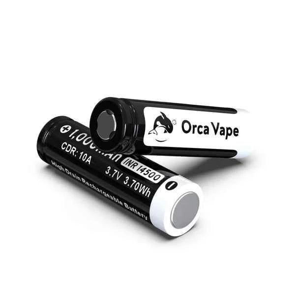 Orca Vape San Dynasty 14500 1000mAh Battery Twin Pack