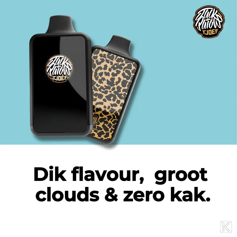 Jack Parow Tjoef 10K Disposable for Just R 279! - Premium vape product. Shop now at Krem Vape Studio