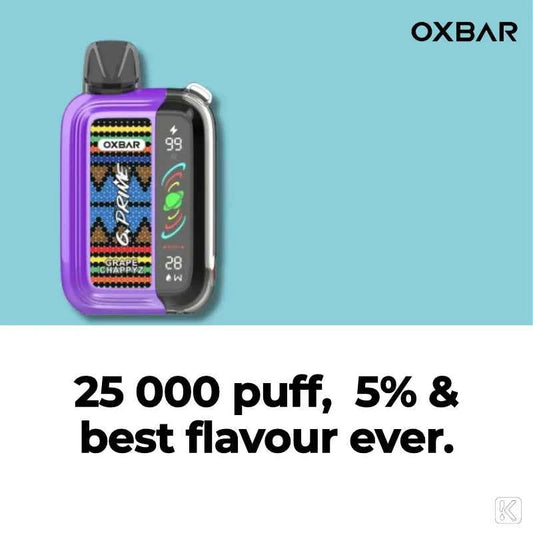Oxbar G Prime 25K Disposable 5%
