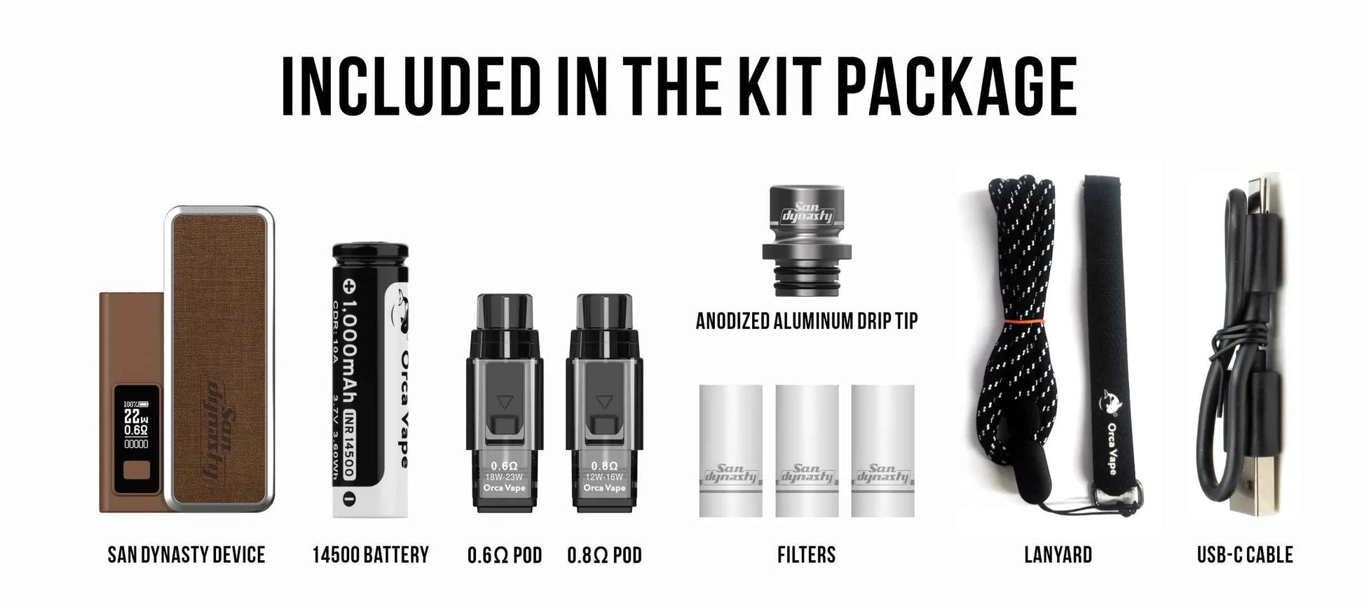 Orca Vape San Dynasty Pod Kit