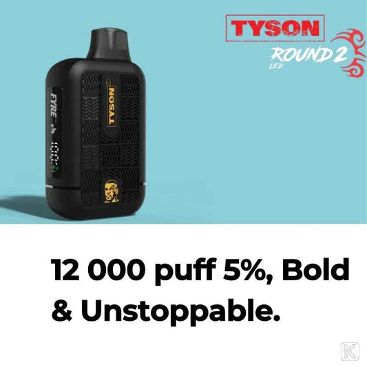 Tyson 2.0 Heavyweight | Round 2 12K Puffs Disposable Vape 5%