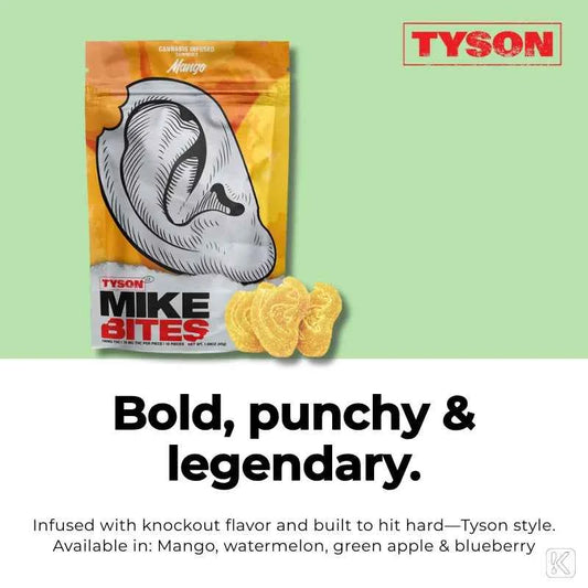Tyson 2.0 Mike Bites Gummies | 100mg CBD+