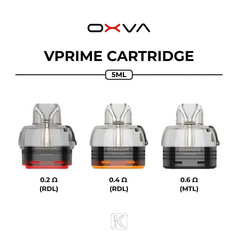 Oxva VPRIME Cartridge (2-Pack) | Krem Vape Studio Oxva VPRIME Cartridge (2-Pack) | Krem Vape Studio