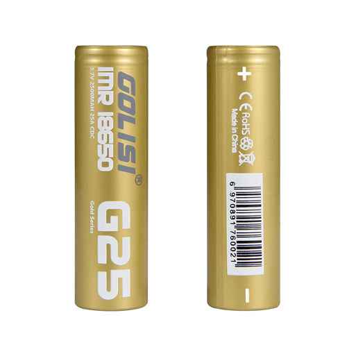 Golisi G25 18650 Battery 2500mAh (set)