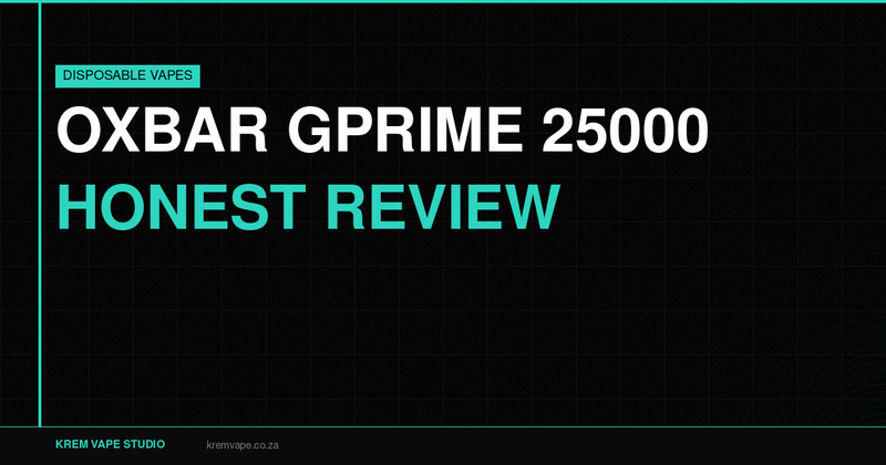 OXBAR GPrime 25000 Review - Krem Vape Studio
