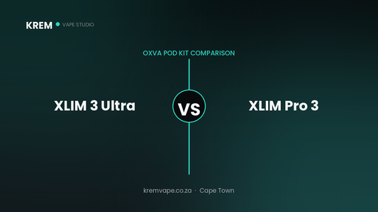 OXVA Xlim 3 Ultra vs Xlim Pro 3 comparison — Krem Vape Studio