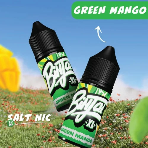 Binjai Salts Green Mango | 5% for Just R 220! - Premium vape product. Shop now at Krem Vape Studio