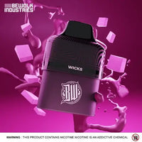 Bewolk Bars Wicks Bubblegum Flavour | Krem Vape Studio