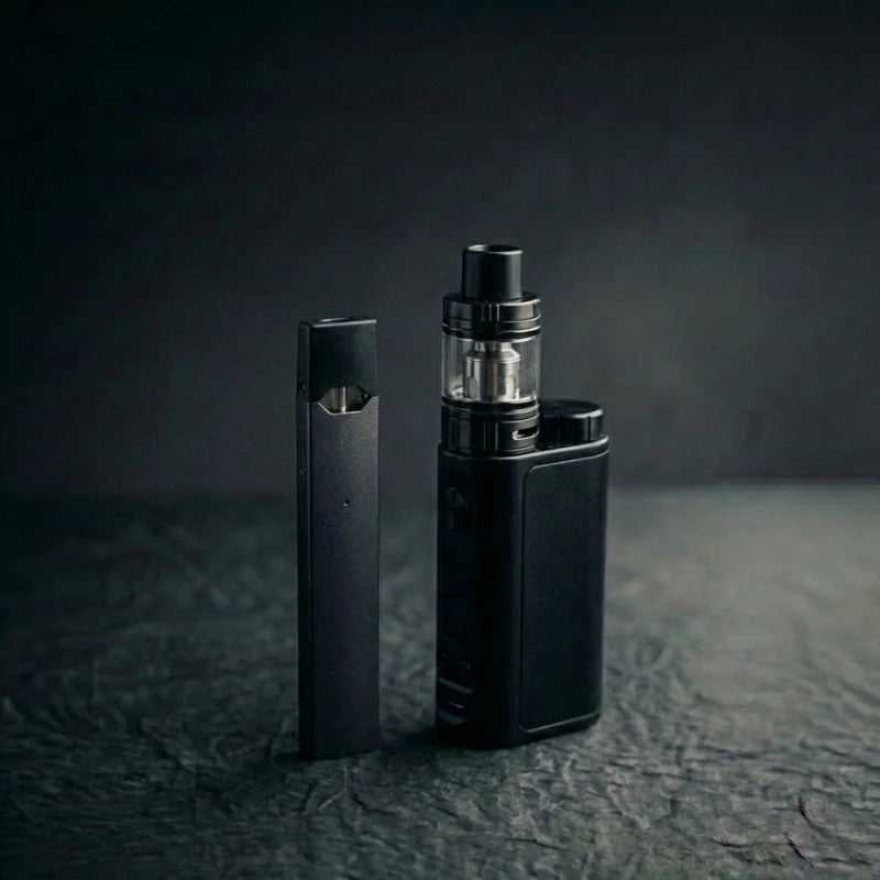 High-performance advanced vape mod and pod system hardware.