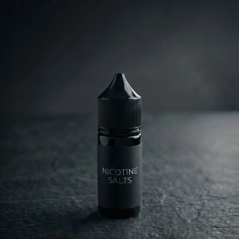 Premium Nicotine Salts e-liquid bottle optimized for pod systems.