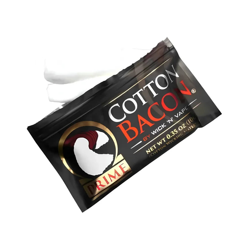 Cotton Bacon Prime by Wick & Vape 10g - Superior Wicking Material for Vapers