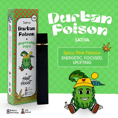 Hoot Hooot Disposable Distillate Pen | 1ml for Just R 680! - Premium vape product. Shop now at Krem Vape Studio
