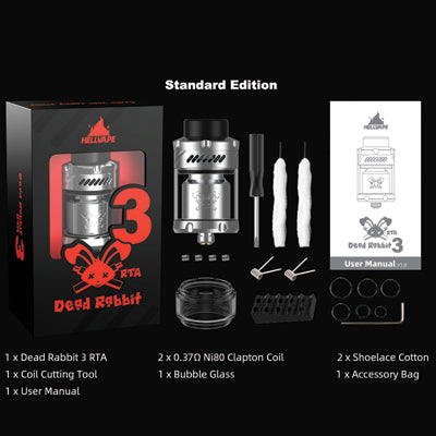 Hellvape Dead Rabbit V3 RTA for Just R 650! - Premium vape product. Shop now at Krem Vape Studio