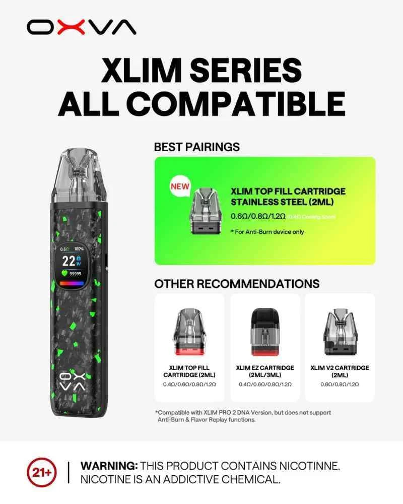 Oxva XLIM Pro 2 DNA Pod Kit Krem Vape Studio Oxva XLIM Pro 2 DNA Pod Kit Krem Vape Studio