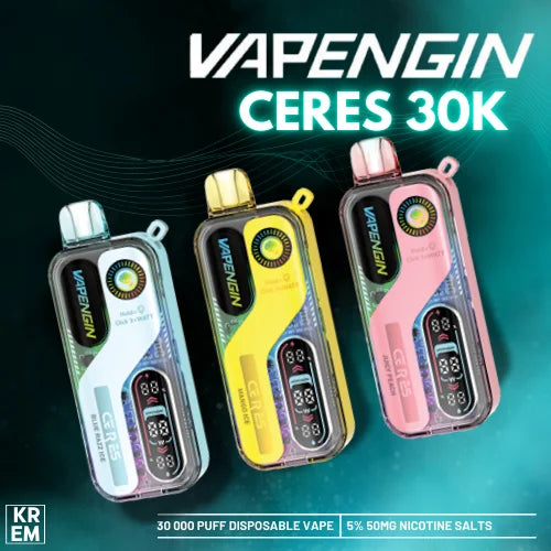 Vapengin Ceres 30K Disposable 5% for Just R 320! - Premium vape product. Shop now at Krem Vape Studio