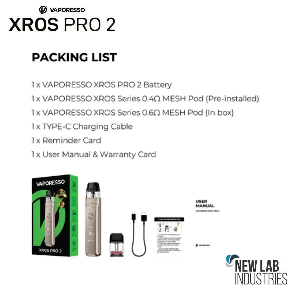 Vaporesso XROS PRO 2 Pod Kit | 7 Colours | South Africa | Krem Krem Vape Studio Vaporesso XROS PRO 2 Pod Kit | 7 Colours | South Africa | Krem Krem Vape Studio