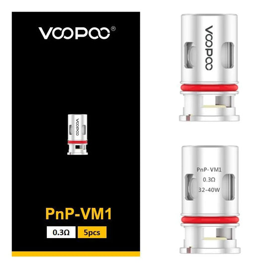 VooPoo PnP VM1 Coil 0.3Ω (5-pack)