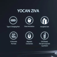Yocan Ziva Vaporizer | 510 Thread Battery (650mAh)