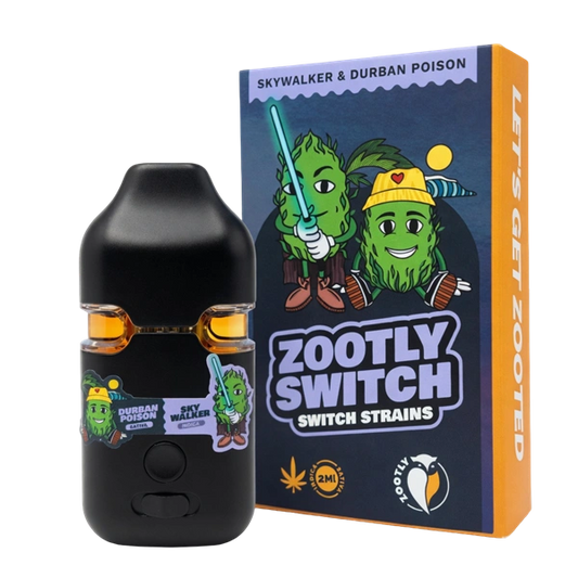 Zootly Switch Disposable Vape | Switch Strains 2ml