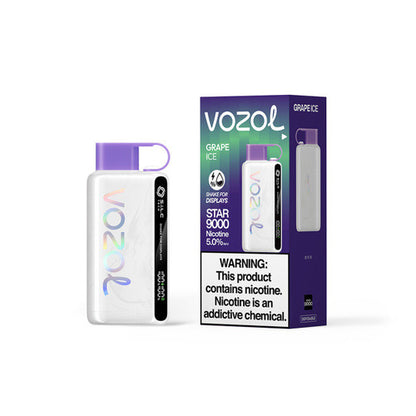 Vozol Star 12K Disposable 5% for Just R 280! - Premium vape product. Shop now at Krem Vape Studio